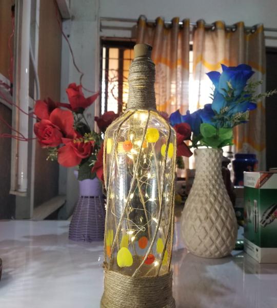 Hand-painted Decorative Bottle